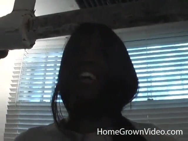 Homegrown Ebony: Hard body ebony chick Sage takes Toms cock