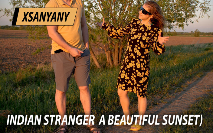 XSanyAny: Süße Saree Bhabhi fragte von einem Desi-Fremden nach dem Weg...