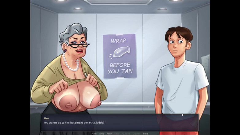 LewdArcade: Summertime Saga Terry &amp; Mayor Rump &amp; Roz Animation Collection [część 35] Nude Sex...