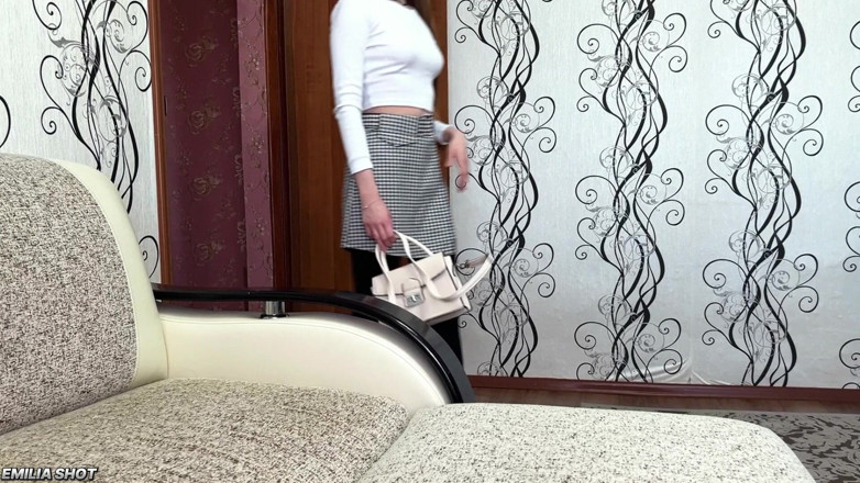 Emilia Shot: Stepmom Relieves Stress After a Hard Day at the Office....