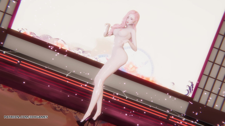 3D-Hentai Games: Soojin - сексуальный обнаженный танец Agassy Seraphine, Лига легенд без цензуры, хентай