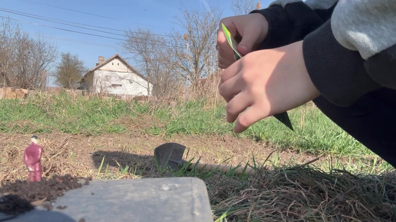 AmayaMori: Géante jardinage devenu sauvage, elle plante un homme minuscule