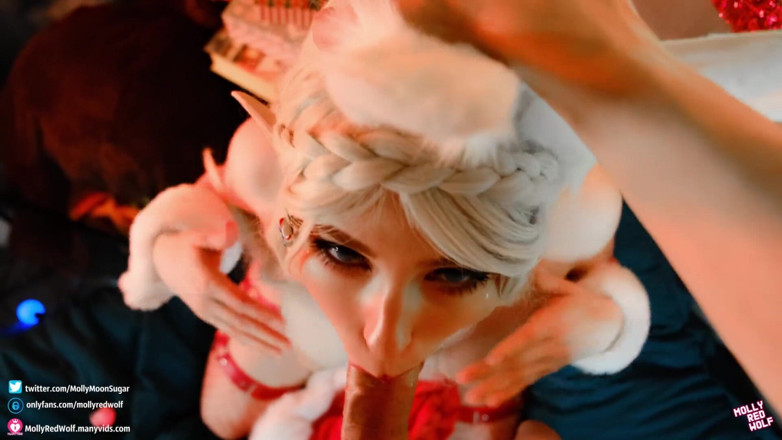 MollyRedWolf: Regalo di Natale per Zelda (creampie orale, Scopata nel culo) - Mollyredwolf