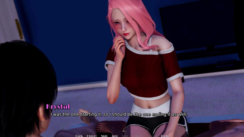 3D Cartoon Porn: My Real Desire 17 - Krystal complace a Alex con una paja...