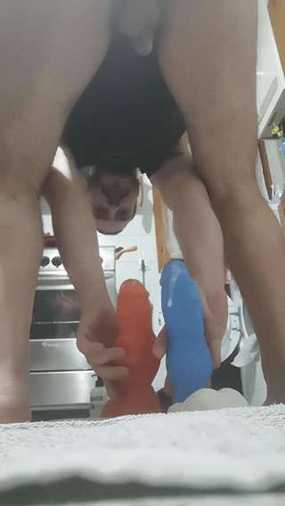 Tanuki: Doppelte dildo-penetration