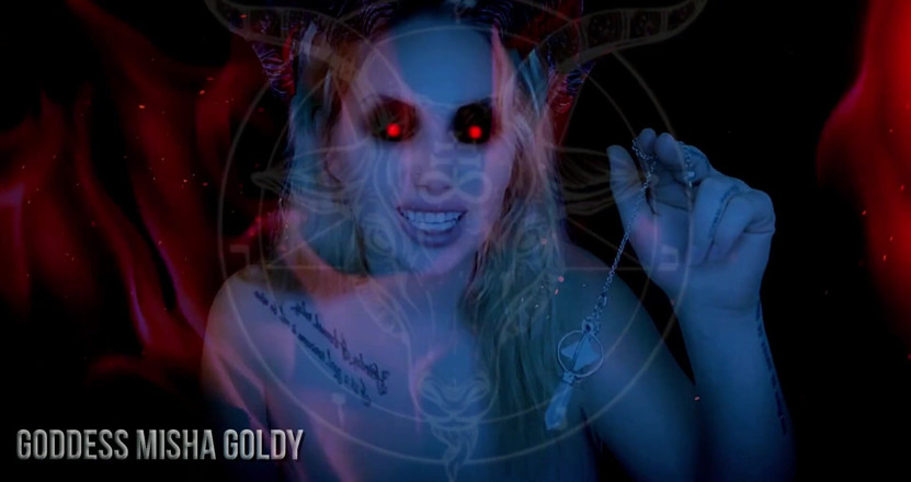 Goddess Misha Goldy: Sana vereceğim mutluluğu hisset ve şeytani aşk büyüme teslim ol!