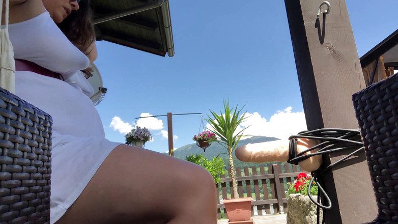 Tanja Tachee: Outdoor-fick - mit dem großen schwanz