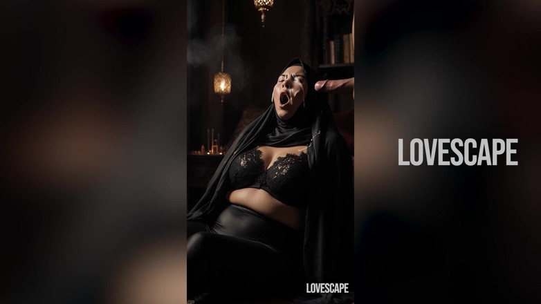 Lovescape: Arabská princezna ošukaná divoce - končí lepkavou náloží obličeje