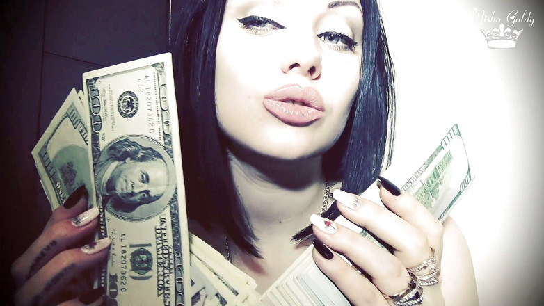 Goddess Misha Goldy: Dinheiro e meus lábios casal perfeito! ASMR