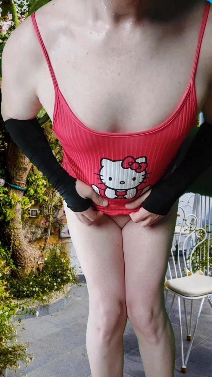 Kitty_Cross: 3 saftige hintern ladyboy Femboy model Cosplayer Pornostar