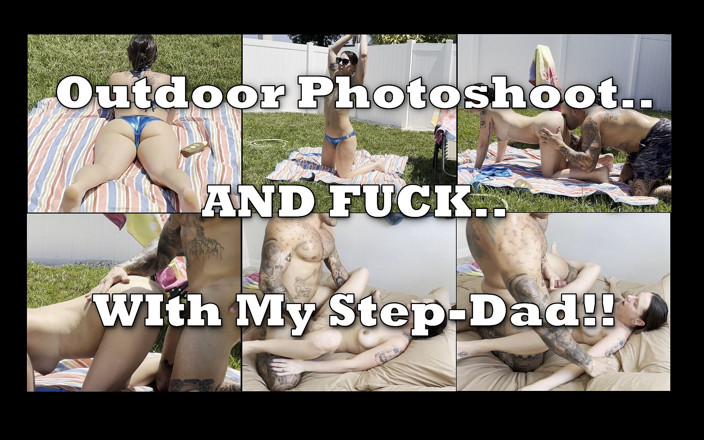 xNatashaGrey: Фотосесія на відкритому повітрі і трах з моїм вітчимом