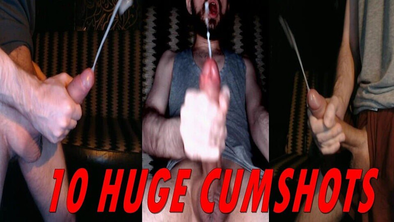 Alex Metallov: Abspritzen, zusammenstellung. Riesige massive intensive cumshots. Heißes stöhnen