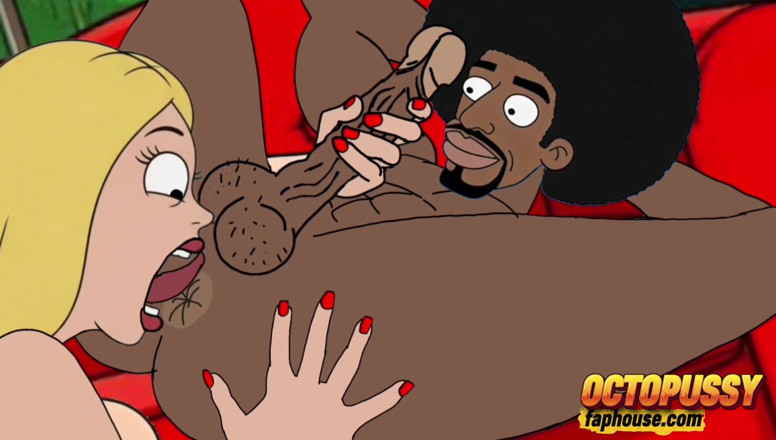 Octopussy Lovers Club: 남편의 등 뒤에서 결혼한 주부와 섹스하는 흑인 배관공