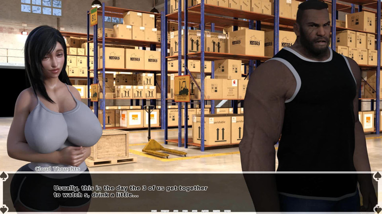 Dirty GamesXxX: Le paradis noir de Tifa : une nana asiatique aux seins énormes...