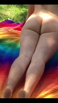 Nude Yoga with a Hairy Booty