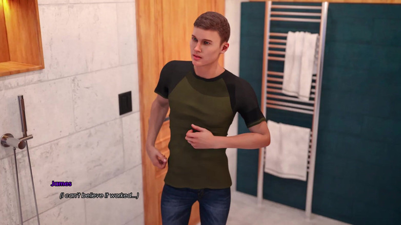 TransLure: Lust academy 10 - пристрасть до гарячої ванни Одрі та Джеймса (транссексуальна версія) - 3d візуальний роман для дорослих