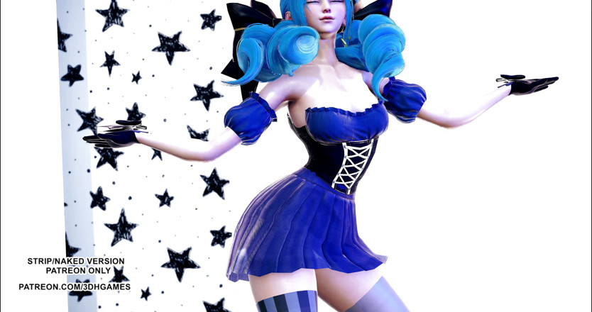 3D-Hentai Games: Bestie - Excuseme Gwen - sexy kpop dance league of legends
