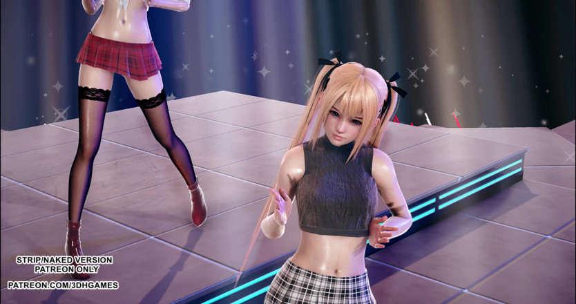3D-Hentai Games: [mmd] erövrare doa Marie Rose Misaki Tamaki het dans 4k 60fps