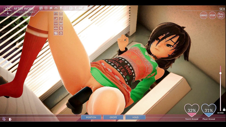 Cumming Gaming: 私たちのアパート[クリスマス変態ポルノプレイ]、ep.2。クリスマスのためのサンタのドレスで私のルームメイトをクソし、彼女のタイトな猫に絶頂