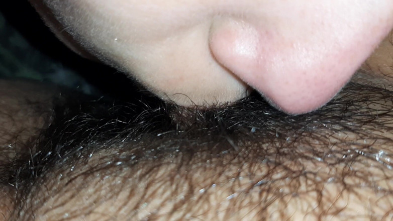 Lesbian-illusion: My Girlfriend Sucks, Bites, Sucks, Licks My Hairy Pussy