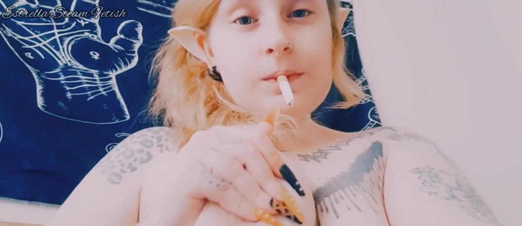 Estrella Steam: Smoking Fetish Video