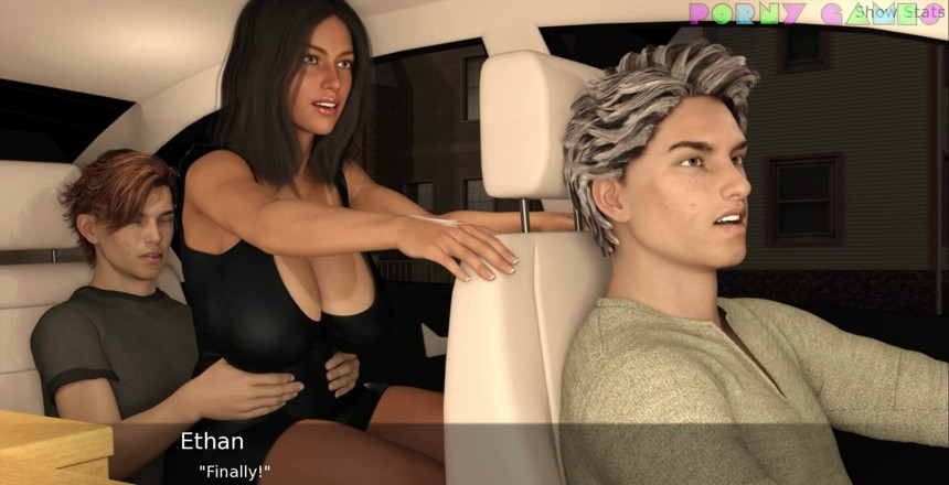 Porny Games: Dự án cô vợ nóng bỏng - hàng xóm người xem mới (44)