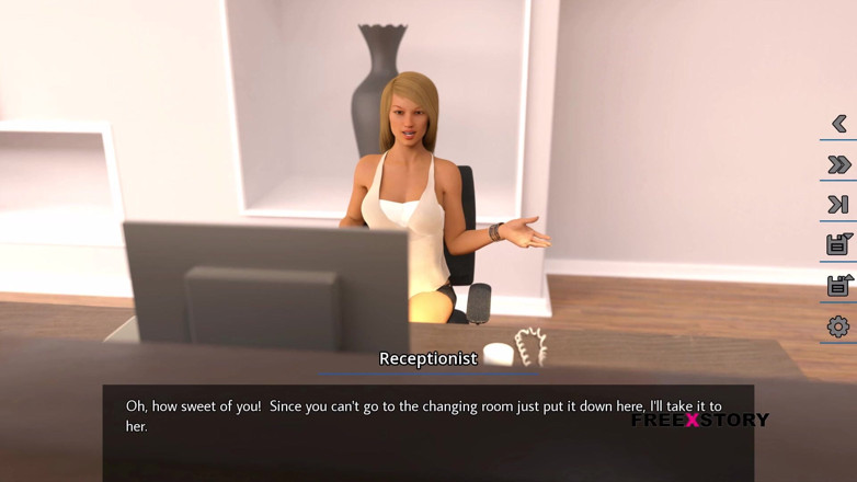 3D Cartoon Porn: 欲望の夢 - アレックスは、彼女がドレスを着替えているときにラティシャを見ます。
