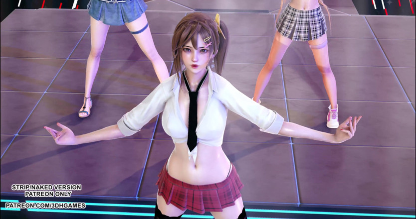 3D-Hentai Games: [mmd] conquistadora Doa Marie Rose Misaki Tamaki danza caliente 4k 60fps