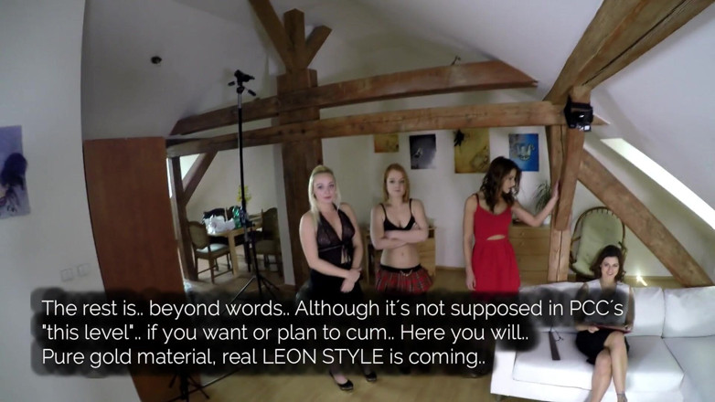 Leon Lambert Girls Twerk Parties CFNM: Fete adețitoare care fac o provocare de pre spermă cu...