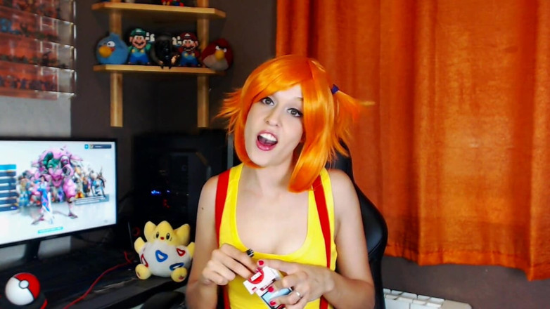Candystart Videos: Misty pokemon sexy lagi asik merokok