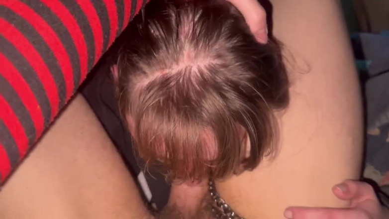 Mushroombitchx: Oral în gât cu monstru alb
