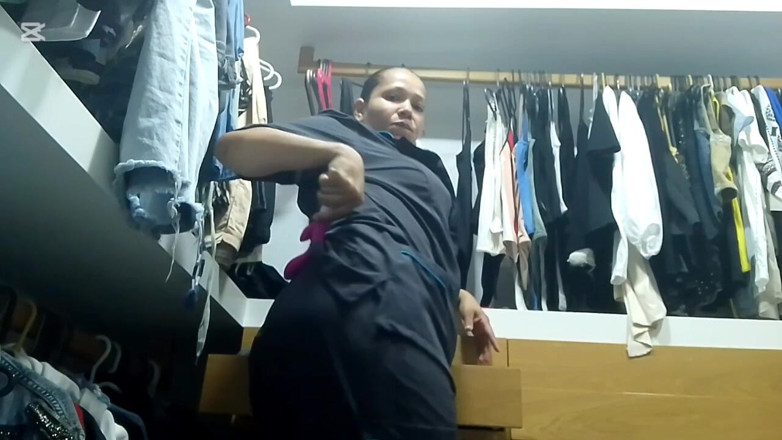 Milfcaliente69: MILF Maid Masturbates Her Big Ass in Her Boss's Locker...