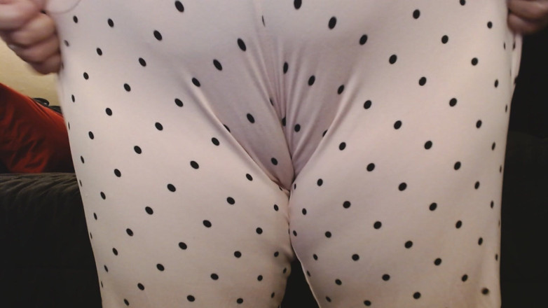 Abby Anna: Coton rose, cameltoe