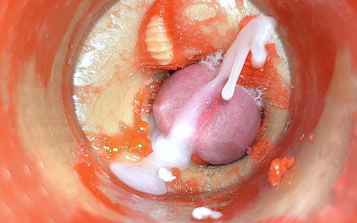 Creme sperm: Caméra Dans Le Col De L’utérus Anal, POV, Petite Cocu...