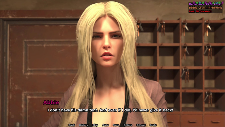 Porny Games: Невеста от Лунатика - большой черный член лижет киску в первый раз, огромный язык глубоко в 7