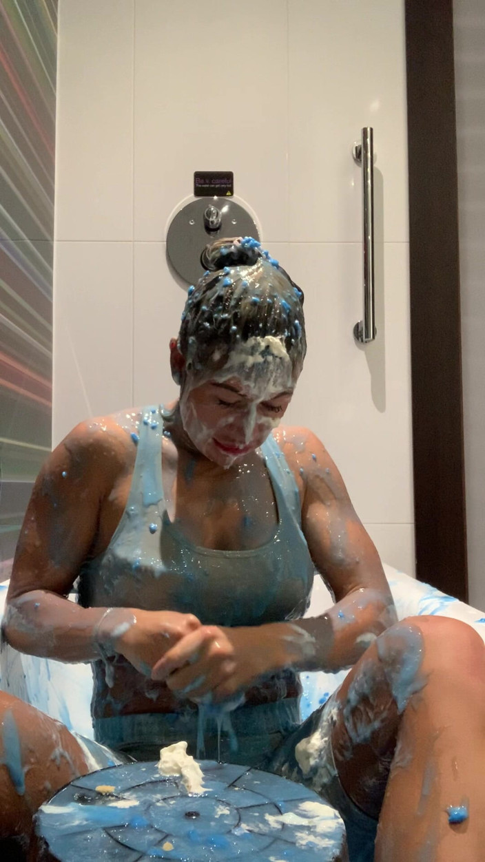 CALLIE ROKS: Kit de gimnasio gunge cachonda hora del orgasmo