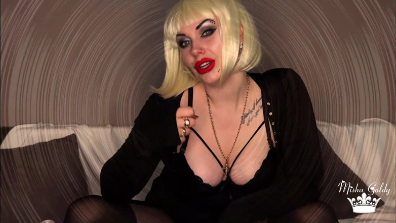 Goddess Misha Goldy: Ti stuzzicherò e negarti ancora e ancora! Bordando scopata nella...