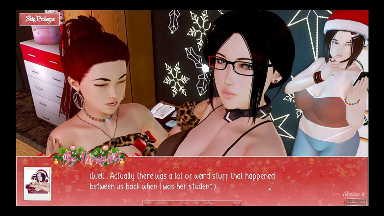 Cumming Gaming: 무제한 크리스마스 [크리스마스 헨타이 포르노 플레이], ep.1. 계모의 밀프 베스트 프렌드와 내 여친의 바람피는