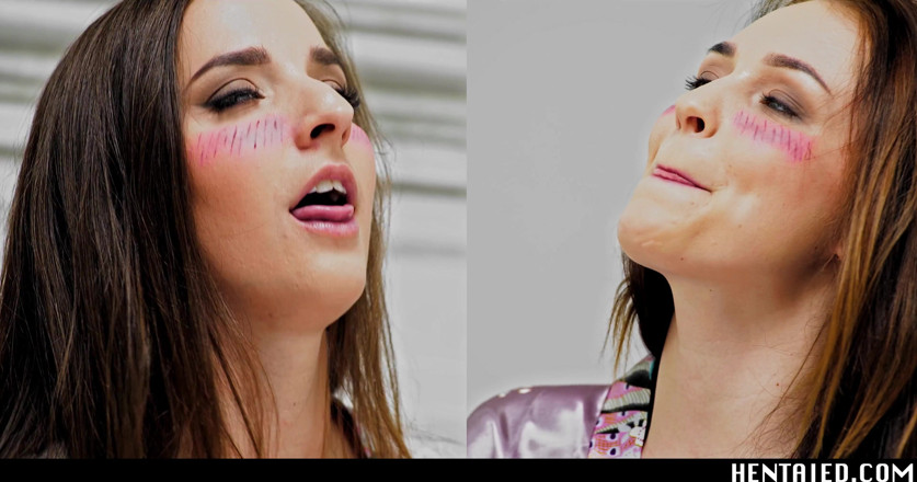 Hentaied: Real life hentai - nuova esplosione di ahegao completa