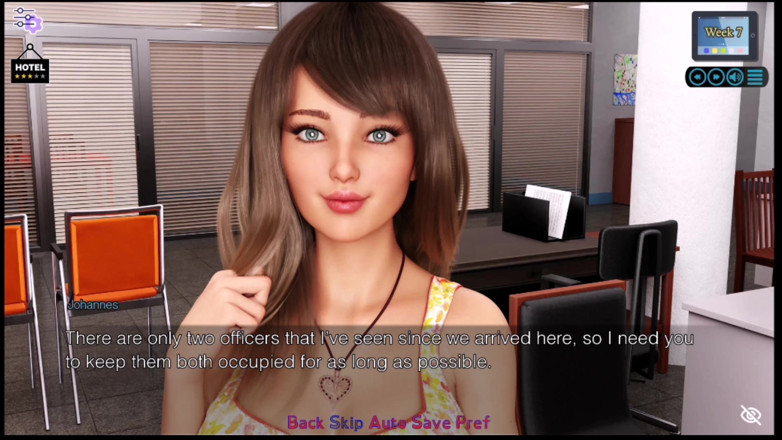 Johannes Gaming: Sunshine love #42 - Elly और jessica पुलिस स्टेशन गई ... नन ने जोहान्स को लंड चुसाई दी।