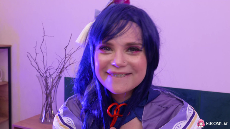 Nu Cosplay: Аніме повія, Белла Грей, задоволена масивним членом