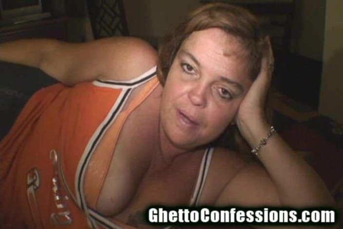 Ghetto Confessions: Grandes tetas, puta culo historias chupa esperma de pinchazo en...