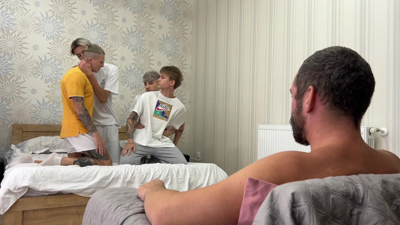Ethan Lestray: Papai fodeu twinks vídeo completo assinando para meu fã clube