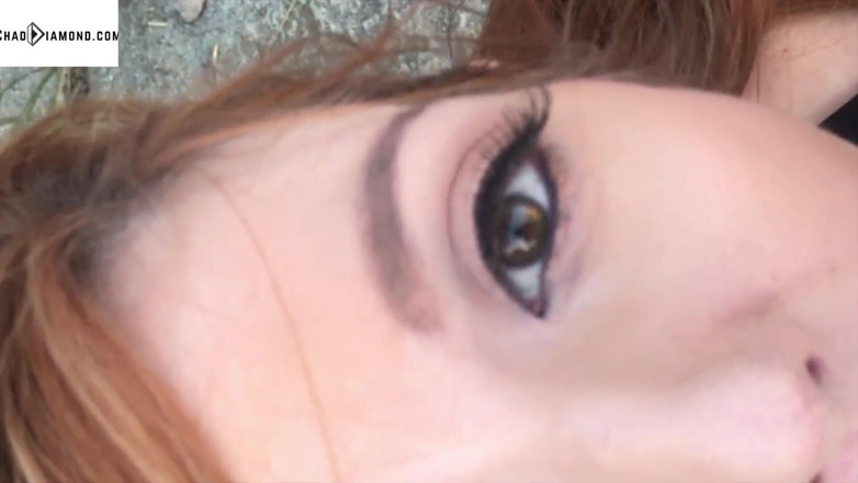 Chad Diamond: Lauren Phillips con teléfono celular en primer plano, follada &amp; cumswallow