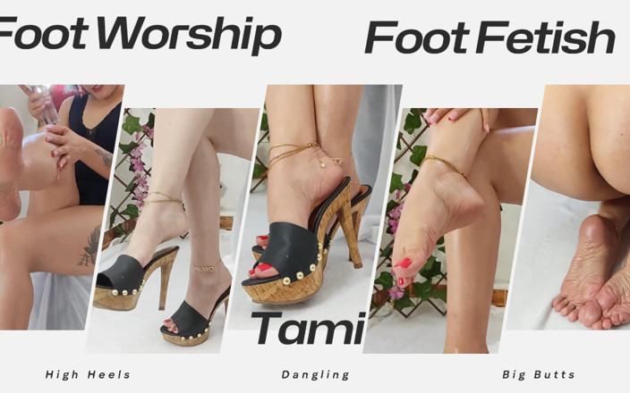 Queensofthefeet: 하이힐, 큰 엉덩이, 아름다운 음부, 그리고 완전히 벌거벗은 멋진 쇼였다