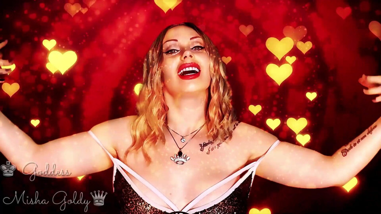 Goddess Misha Goldy: Mantra cinta! Kau akan kecanduan suara dan mataku! ASMR yang...
