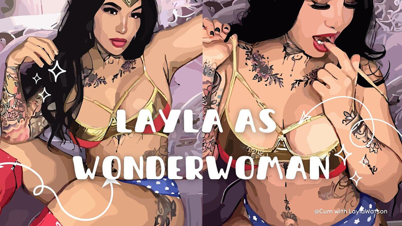 laylawatson: Чудо-жінка Лейла змусить вас кінчити!