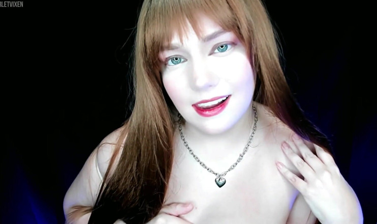 Scarlet Vixen: Naughty výlet na pláži a sotva tam bikiny Asmr