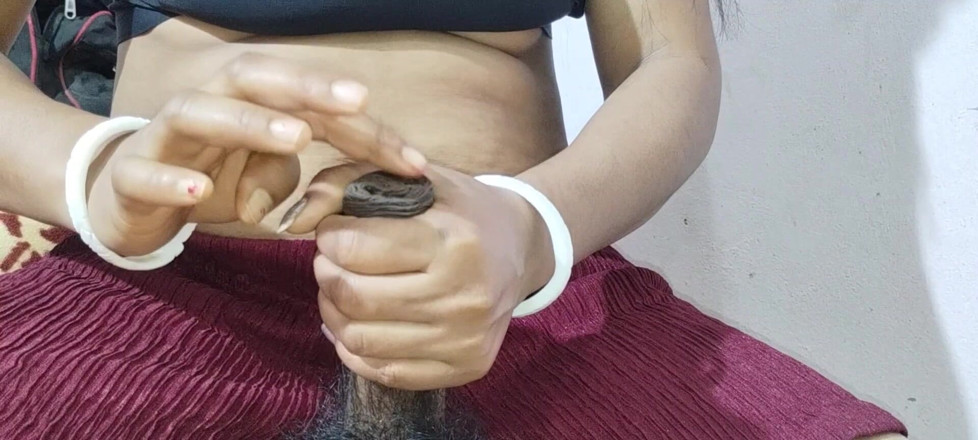 Uttar dinajpur: Sexy indická bhabhi pomoc mi hanjob