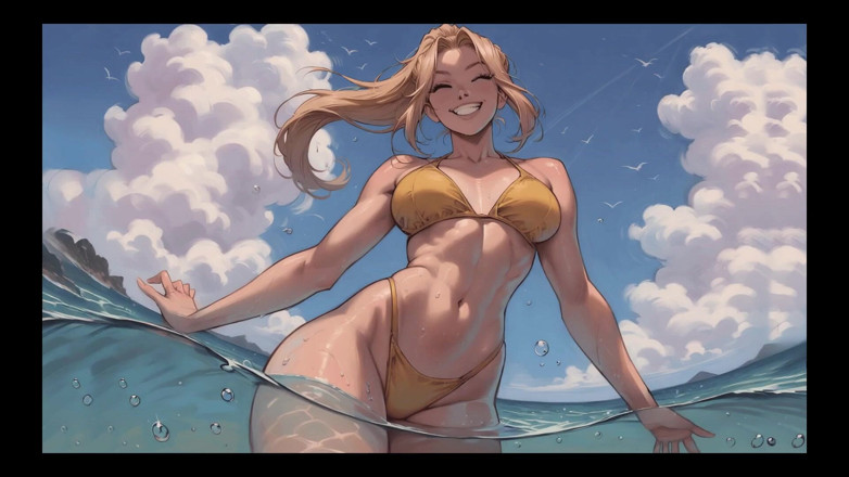 Cumming Gaming: 마이 뉴 여자친구 금기 헨타이 게임 에피소드 25 내 아름다운 언니들은 큰 엉덩이에 비해 너무 작은 비키니를 입고 있어!